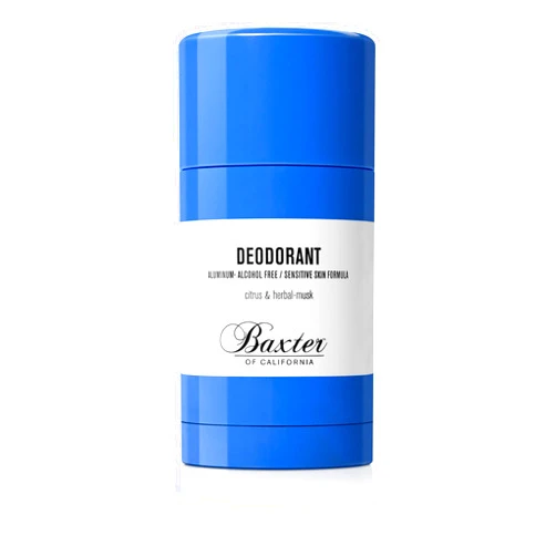 Baxter of California Deodorant for Men| Aluminum Free | Alcohol Free | Clear Stick | Citrus and Herbal-Musk Deodorant Only Pack of 1