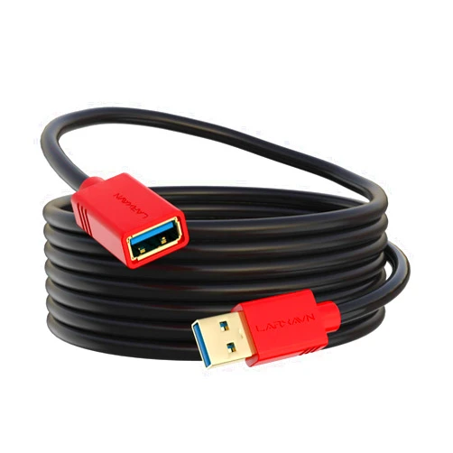 Larxavn USB Extension Cable 25 ft, USB 3.0 Extension Cable USB Extension Cord Long USB Extension Cable for Printer, Webcam, Gamepad, USB Keyboard, Mouse and More