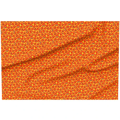 Spoonflower Fabric - Halloween Yellow Pumpkin Pumpkins Spooky Party Retro Printed on Minky Fabric by The Yard - Sewing Baby Blankets Quilt Backing Plush