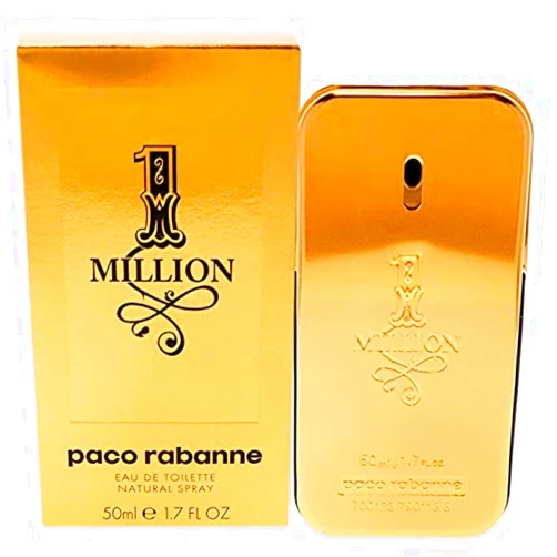 Paco Rabanne 1 Million By Paco Rabanne For Men Eau De Toilette Spray, 1.7 Fl Oz / 50 Ml