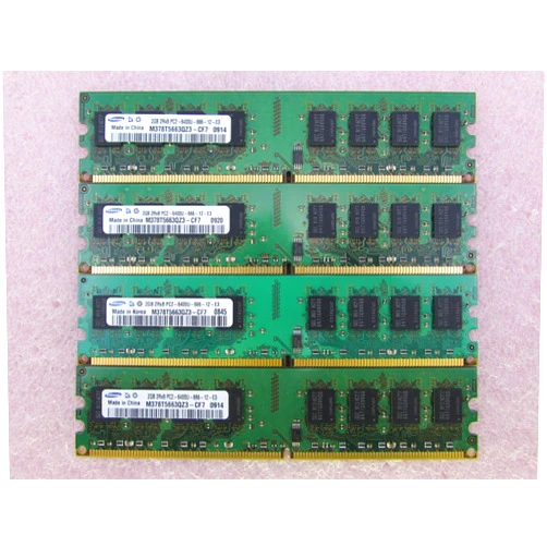 Samsung M378T5663QZ3-CF7 8GB 4 x 2GB PC2-6400U DDR2 800 Double Sided Memory Kit