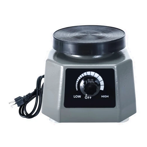NORJIN 4 Inch Lab Vibrator, Round Shaker Oscillator Gypsum Mixing Machine 110V/100W Lab Equipment