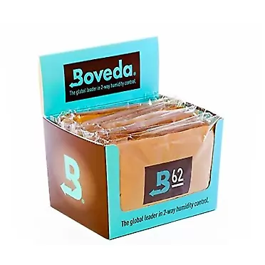 Boveda for Herbal Storage and Humidity Control Packs 62% RH Size 67 Protects up to 1lbs 12-count