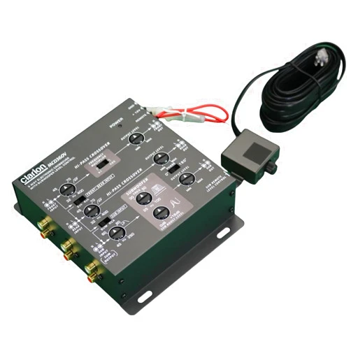 Clarion Mobile Electronics Mcd360 3 Way 6 Channel Electronic Crossover with Subwoofer Control