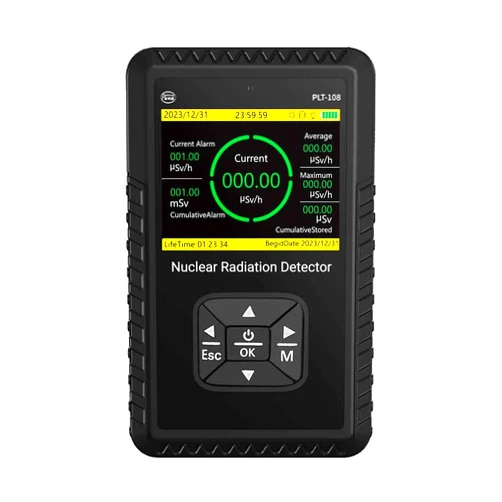 Sooguard Geiger Counter Nuclear Radiation Detector - Portable Handheld Beta Gamma X-ray Radiation Monitor Meter, Nuclear Wastewater, Seafood Detection Radiation Dosimeter with LCD Display,Rechargeable