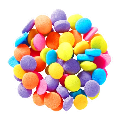 DECOPAC Quins Fancy Sprinkles, 19.5oz, Candy Sprinkles in Handheld Container, Edible Sprinkles For Celebration Cakes, Cupcakes, Cookies - Neon Bright Confetti Quins