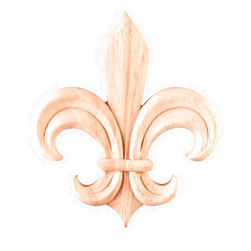 Hardware Resources Fleur-de-Lis Traditional Pressed Applique