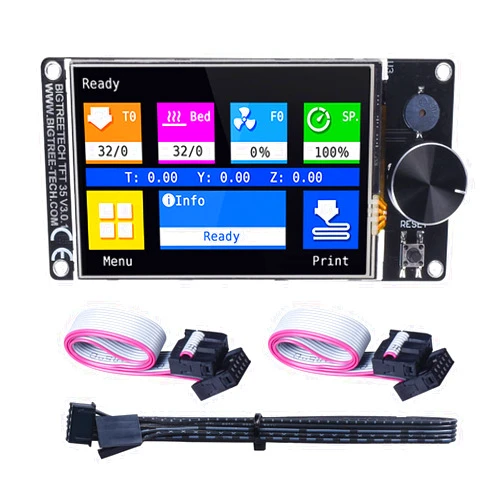 BIGTREETECH TFT35 V3.0.1 Touch Screen Display with Two Working Modes Smart Controller Panel Compatible with LCD12864 WiFi for Octopus V1.1/ SKR V1.4 Turbo/SKR 3/Manta M4P/M5P SKR 3 Ender 3 3D Printer