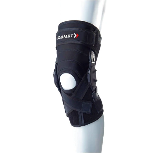 Zamst ZK-X Sports Knee Brace - Extra Strong Compression Knee Brace for Men and Women with Metal Hinges, For Moderate to Severe Ligament Sprains of ACL, MCL, and LCL - Large