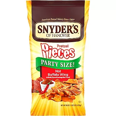 Snyder's of Hanover Pretzel Pieces, Hot Buffalo Wing, Party Size 18 Oz