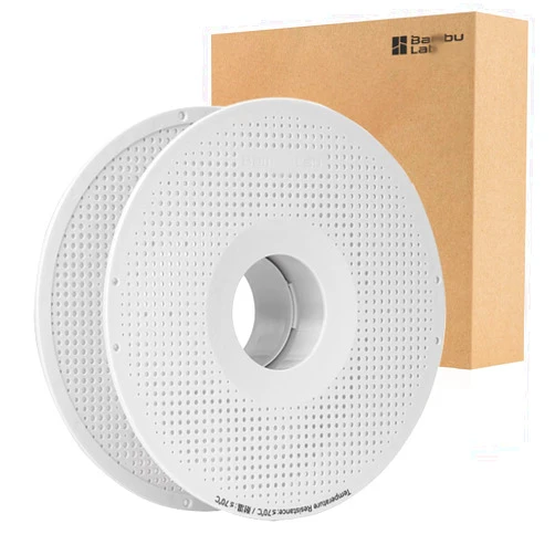 FrogWow Bamboo Lab Detachable AMS Filament Tray & Reel Holder - Low Temp Reusable Spool Tray for PLA/PETG/TPU/ABS | Compatible with Bambu Lab X1, P1, A1 Series 3D Printers (Clear or White)
