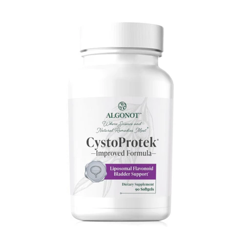 Algonot CystoProtek 1 Pack - Patented Formula Promotes Bladder Health Using an Exclusive Combination of hyaluronate, chondroitin and Natural flavonoids