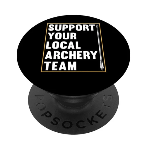 Archery Gifts & Accessories Support Your Local Archery Team - Bowman Bow Archery Coach PopSockets Swappable PopGrip