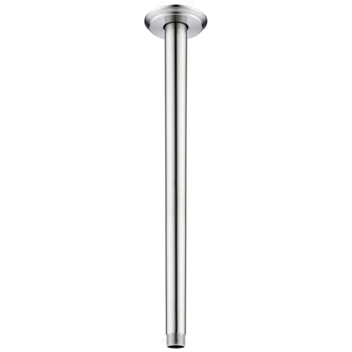 Anpean 12 Inch Shower Arm and Flange Brushed Nickel, Ceiling Mounted Shower Arm for Rain Shower Head