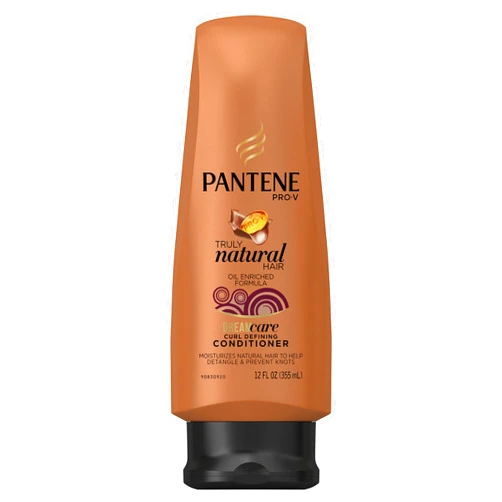Pantene Pro-V Truly Natural Hair Curl Defining Conditioner , BROWN, 12 Fl Oz