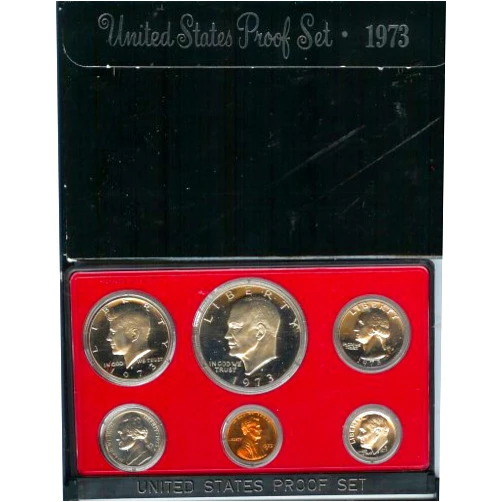 Tradernicks.com 1973 U.S. Proof Set in Original Government Packaging