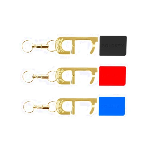 Limitless Innovations Limitless GoldKey Hand Tool & Stylus with Case and Keychain - Set of 3 (Black/Red/Blue)