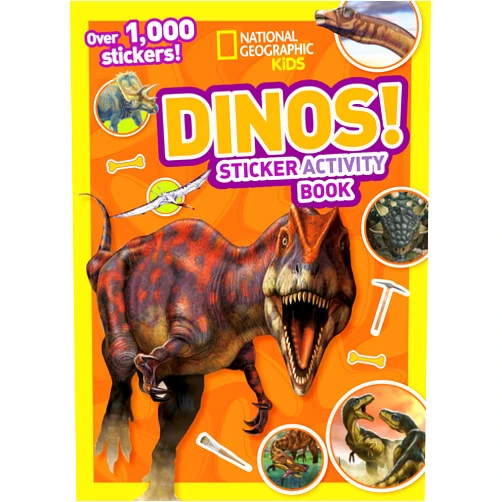 By National Geographic Kids (Author) National Geographic Kids Dinos Sticker Activity Book: Over 1,000 Stickers!