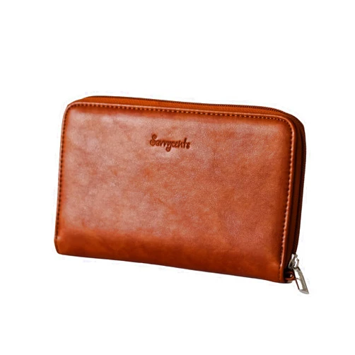Savvycents Cash Budgeting Wallet (Camel), Zip Around, Accordion File System, Wristlet Strap, Women's Wallet