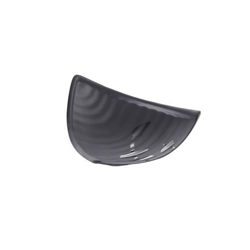 P PACIFICA OVERSEAS LLC Pacifica Commercial 8in Black Melamine Plate - 12 Piece Set