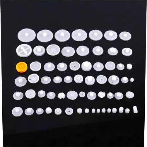 Yosoo Health Gear 64 Type Plastic Gear Set for DIY Toy Motor Car Robot(64 Types)
