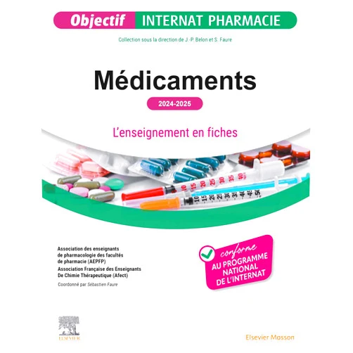 French Edition by Association Des Enseignants De Pharmacol (Author), AFECT (Author), Sarah Baklouti (Contributor), Nicolas Clère (Contributor), Marianne Chouly (Contributor), Florence Gattacceca (Contributor), Mathieu Boulin (Contributor), Véronique Leblais (Contributor), Nicolas Masurier (Contributor), Claire Demiot (Contributor), Isabelle Baglin (Contributor), Sylvain Goutelle (Contributor), Brendan Le Daré (Contributor), Catherine Oiry-Cuq (Contributor), Etienne Chatelut (Contributor), Thierry Besson (Contributor), Christine Bobin-Dubigeon (Contributor), Damien Bosc (Contributor), Christophe Mallet (Contributor), Cécile Gueiffier (Contributor), Nicolas Guedeney (Contributor), Guillaume Bernadat (Contributor), Valérie Besson (Contributor), Line Bourel (Contributor), François-Xavier Toublet (Contributor), Thomas Gicquel (Contributor), Nelly Etienne-Selloum (Contributor), Valérie Weber (Contributor), Christelle Pouget (Contributor), Caroline Decombat (Contributor), Cedric Logé (Contributor), Bruno Guiard (Contributor), Corinne Martin-Chouly (Contributor), Jean-Marc Chillon (Contributor), Karim Belarbi (Contributor), Abdallah Hamze (Contributor), Thierry Lomberget (Contributor), Jhonny Moretto (Contributor), Nicolas Lebègue (Contributor), Caroline Denevault (Contributor), Marcella De Giorgi (Contributor), Caroline Perrin-Sarrado (Contributor), Céline Demougeot (Contributor), Anne-sophie Voisin-Chiret (Contributor), Jean-Marie Vaugeois (Contributor), Maria Vittoria Spanedda (Contributor), Bertrand Collin (Contributor), Amanda Garrido (Contributor), Céline Prunet-Spano (Contributor), Marc Pudlo (Contributor), François-Hugues Porée (Contributor), Yves Jacquot (Contributor), Jérémie Neasta (Contributor), Laurence Daulhac-Terrail (Contributor), Marc-Antoine Bazin (Contributor), Nelly Logeot (Contributor), Jean Costentin (Contributor), Nicole Guedeney (Contributor), Samuel Legeay (Contributor), Peggy Gandia (Contributor) & 57 more Format: Kindle Edition Médicaments 2024-2025: L'enseignement en fiches (French Edition)