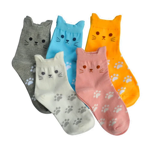Jeasona Women's Cat Socks Cat Gifts Cute Animal Socks Dog Owl Gifts for Women