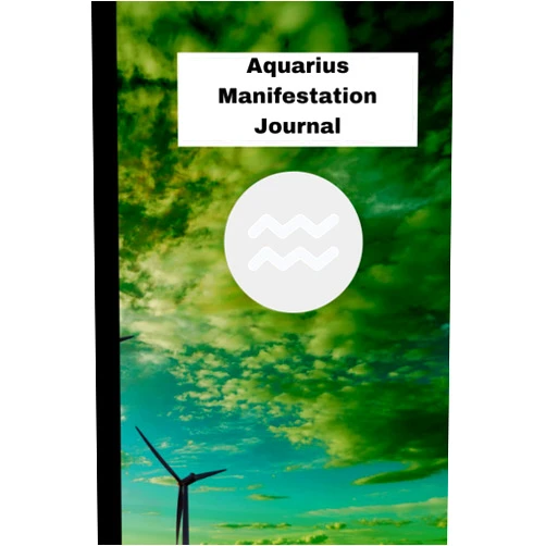 Jeremy Hanson Aquarius Manifestation Journal: 100 page lined astrology themed journal to fill in for men women boys girls born under the zodiac sign of Aquarius, notebook, diary (Astrology Manifestation Journals)