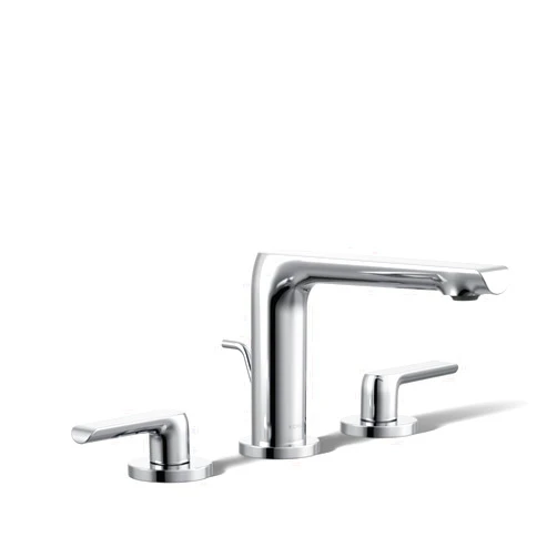 KOHLER K-97352-4-CP AVID™ Widespread Faucet, Lever