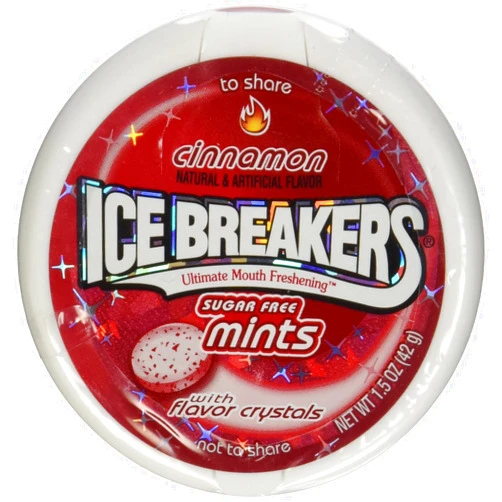 HERSHEY'S Ice Breakers Cinnamon Tins, 8 ct