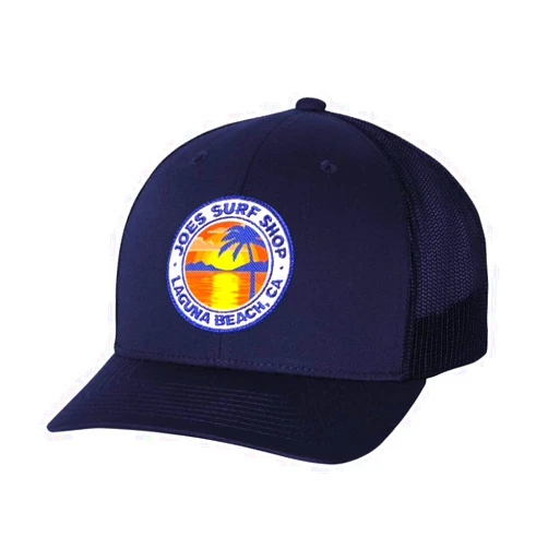 JOES SURF SHOP Patch Hat Collection - Curved Bill Mesh Snapback Hats