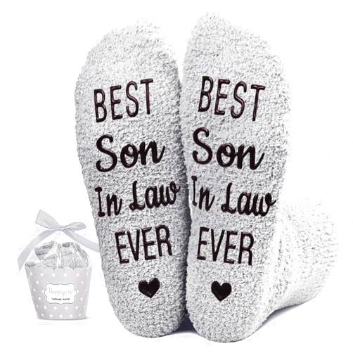HAPPYPOP Gift Idea For Him - Gifts For New Dad Son In Law Father Brother Husband Uncle, Son In Law Dad Socks