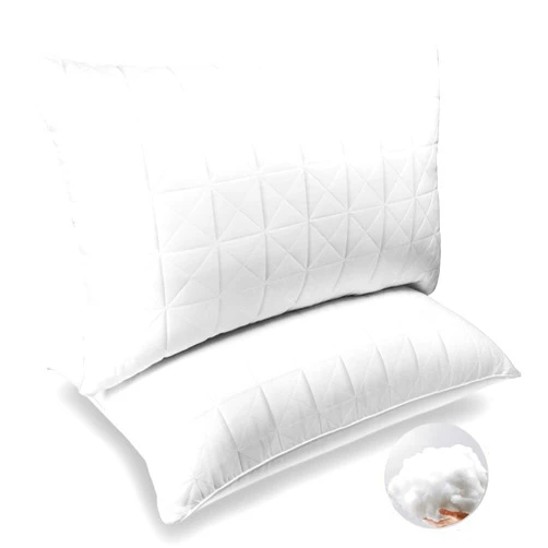 NEIPOTA Bed Pillows Queen Size Set of 2 - Premium Down Alternative Cooling Bedding 20 x 30 White, Sleeping Pillow for Back, Stomach or Side Sleepers