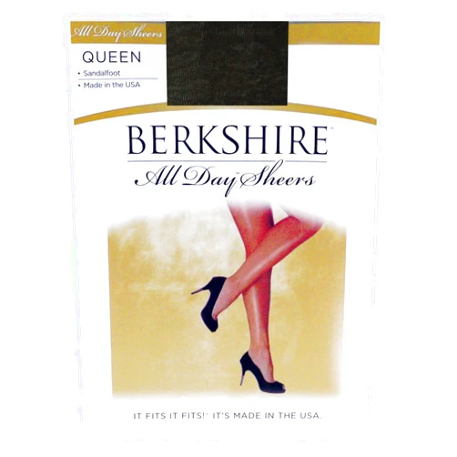 Berkshire womens All Day Sheer Non-control Top Pantyhose - Sandalfoot