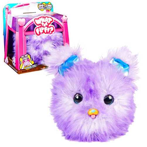 WHAT THE FLUFF? What the Fluff, Pupper-Fluff, Surprise Reveal Interactive Toy Pet With Over 100 Sounds And Reactions, Kids Toys For Girls Ages 5 And up