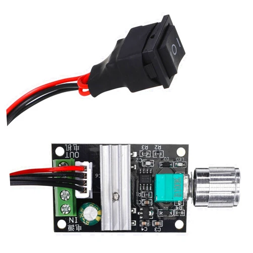 Ledmomo 1203BB 6V 12V 3A 80W DC Motor Speed Controller (PWM) Adjustable Motor Driver