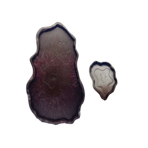 Tfwadmx Reptile Food and Water Bowl Set Luminous Bearded Dragon Dishes Tortoise Feeder Lizard Habitat Large and Small Amphibian Feeding Plates Terrarium DéCor for Turtle Gecko Snake Tegu Iguana 2 Pcs