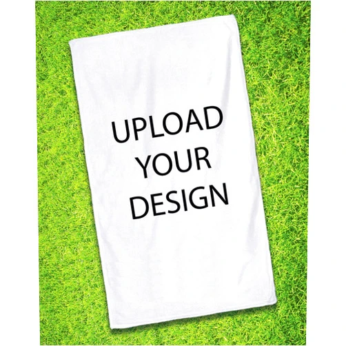 COLORCOMMALL Personalized Custom Golf Towel - 4 Pack 16x25 Inch Microfiber Sports Player Logo Team Rally Customized Photo Design Text Name Ad Picture Gift