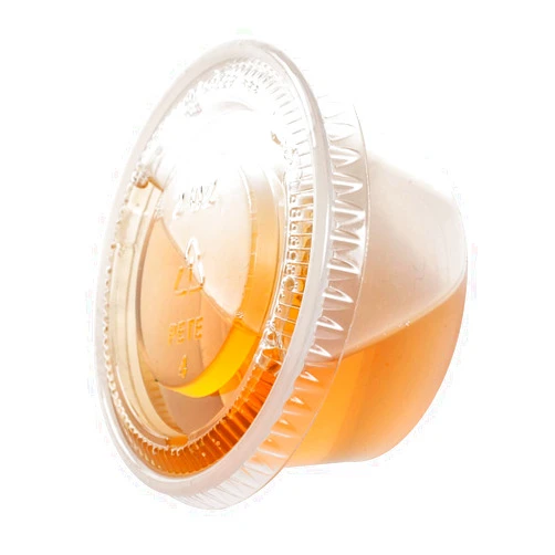 TashiBox 2 oz 100 Sets Disposable Plastic Cups with Lids, Jello Shot Cups Souffle Cups…