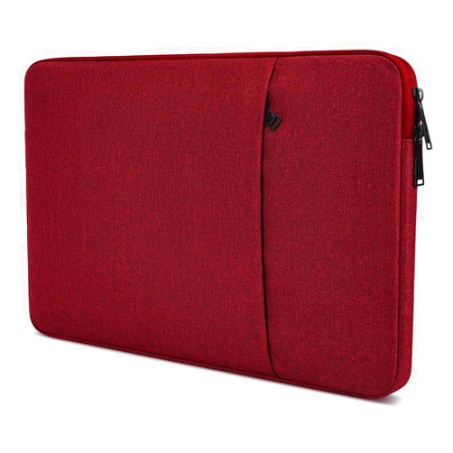 CaseBuy Laptop Sleeve Case 15.6 16.1 inch Computer Bag for HP Dell Lenovo Acer ASUS 15.6 16 inch Notebook, Water-Resistant Laptop Carrying Bag Cover Briefcase Handbag with Accessory Pocket -Wine Red