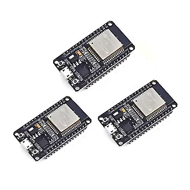 Teyleten Robot ESP32S ESP32 ESP-WROOM-32 Development Board 2.4GHz Dual-Core WiFi +Bluetooth 2 Function Microcontroller for Arduino (ESP32 30P, 3PCS) ESP32 30P 3PCS