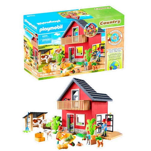 Playmobil Farmhouse with Outdoor Area