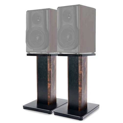 IBVIVIC 20 Inch (50CM) - Pair- Wood Speaker Stands for Home-Cinema HiFi Desktop and Satellite Speakers Monitor Stands, Enhanced Audio Listening Experience for Home Theaters