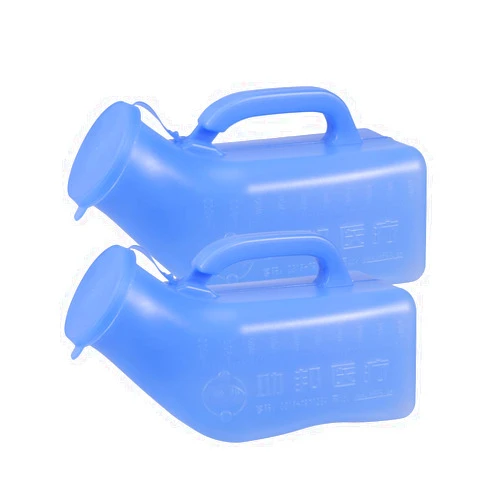 Toddmomy 2Pcs 1000ml Portable Camping Urinals for Men, Pee Bottle for Cars Mobile Toilet for Camping Unisex Car Toilet Travel Potties Elderly Urinary Kid Cars Household Urinal