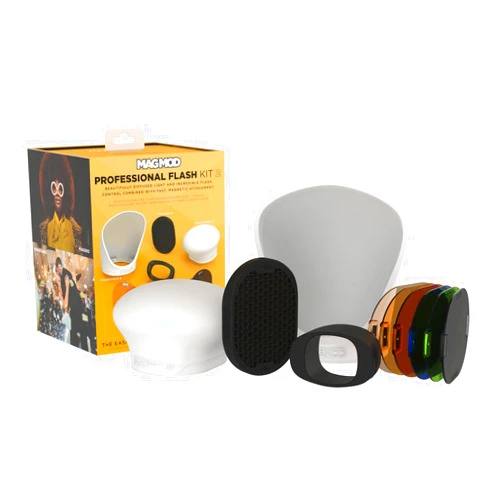 MagMod Professional Flash Kit 2 | Photography Lighting Flash Diffuser Set | Magnetic Light Diffuser Attachments | New and Improved MagMod Modifiers | Superior Light Control