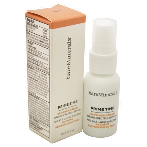 bareMinerals Prime Time BB Primer Cream SPF 30 Fluid Ounce, Medium, 1 Fl Oz