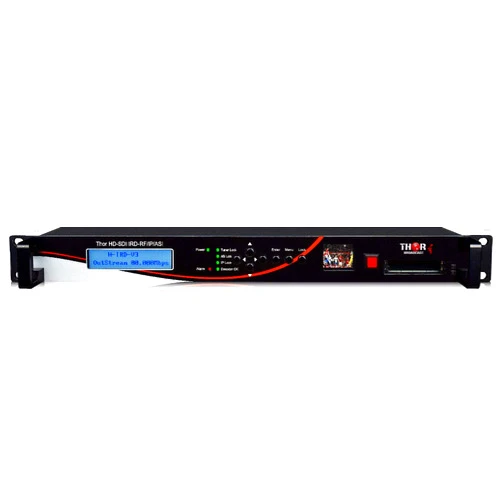 Thor Broadcast Integrated Receiver Decoder for DVB-S2, ASI, or IP
