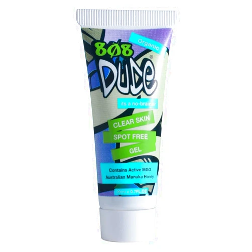 808 Dude 808Dude Organic Pimple and Acne Treatment with Tea Tree Essential Oil and Manuka Honey for Clear Teen Skin. Reduces Breakout Pain and Associated Redness 20 ml