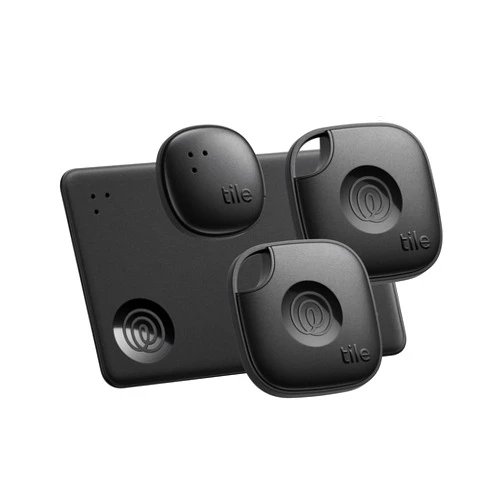 Tile by Life360 Essentials (2024) - Bluetooth Trackers & Item Locators for Keys, Wallets, Remotes & More; Easily Find All Your Things. Both iOS and Android Compatible. 4-Pack (Mates/Slim/Sticker)
