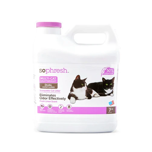 So Phresh Multi-Cat Lightweight Dual Odor Guard Litter, 7 lbs.